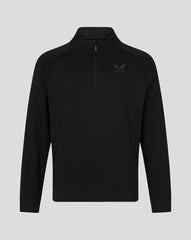 Castore Adapt Long Sleeve Cotton Fleece Quarter Zip Sweatshirt Heren