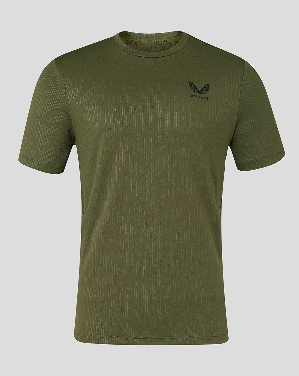 Castore Adapt All Over Print Short Sleeve T Shirt Heren