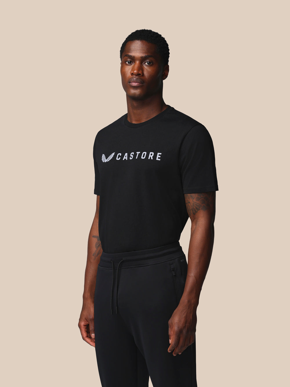 Castore Adapt Short Sleeve Graphic T-Shirt Zwart Heren