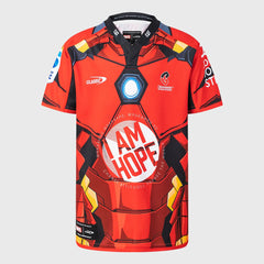 Classic Crusaders Iron Man Replica Rugby Shirt Kids