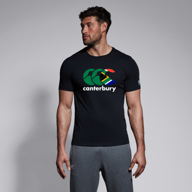 Canterbury Zuid Afrika CCC Flag T-shirt Heren