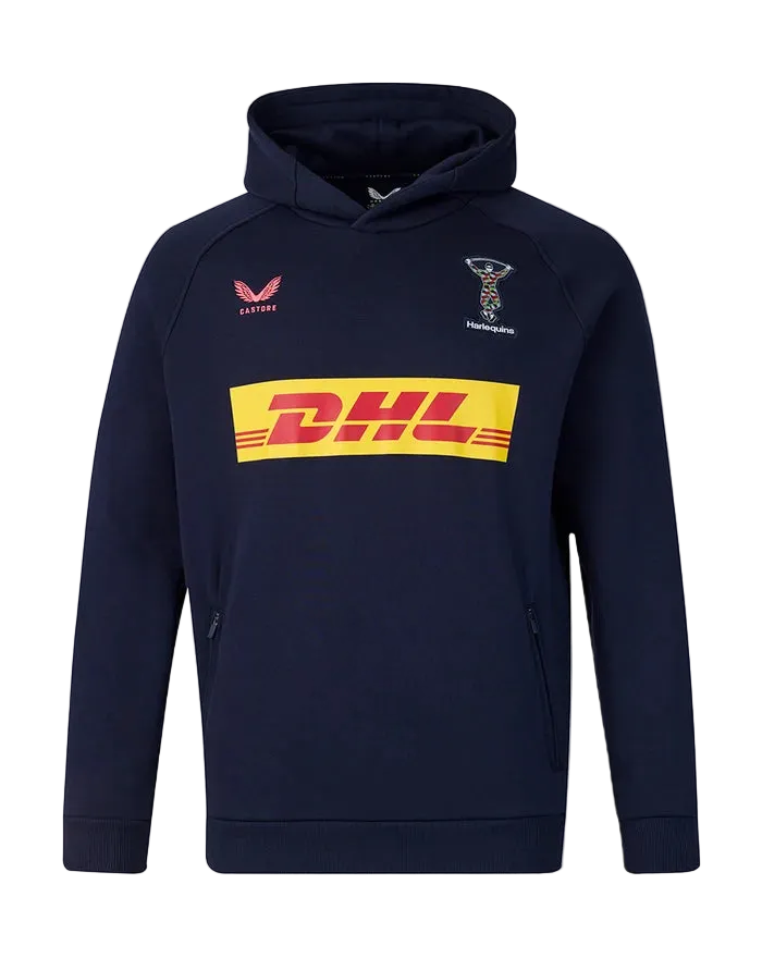 Castore Harlequins Travel Hoodie Heren