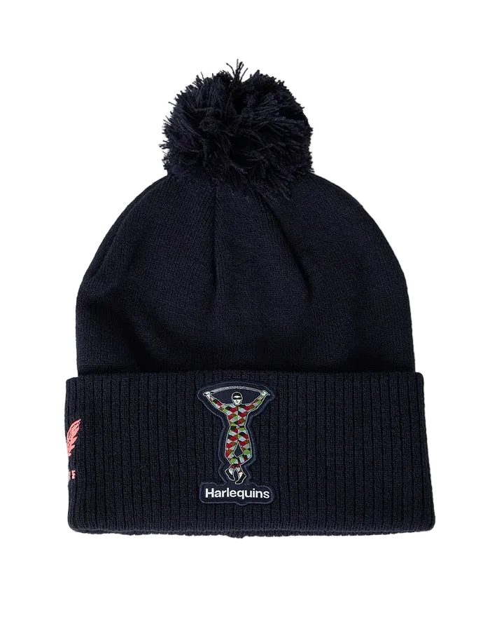 Castore Harlequins Pompon Beanie