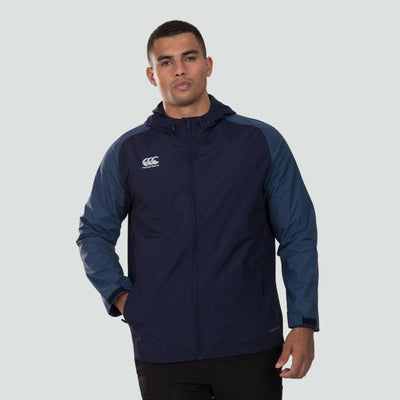 Canterbury Pro II Vaposhield FZ Rain Jacket Navy