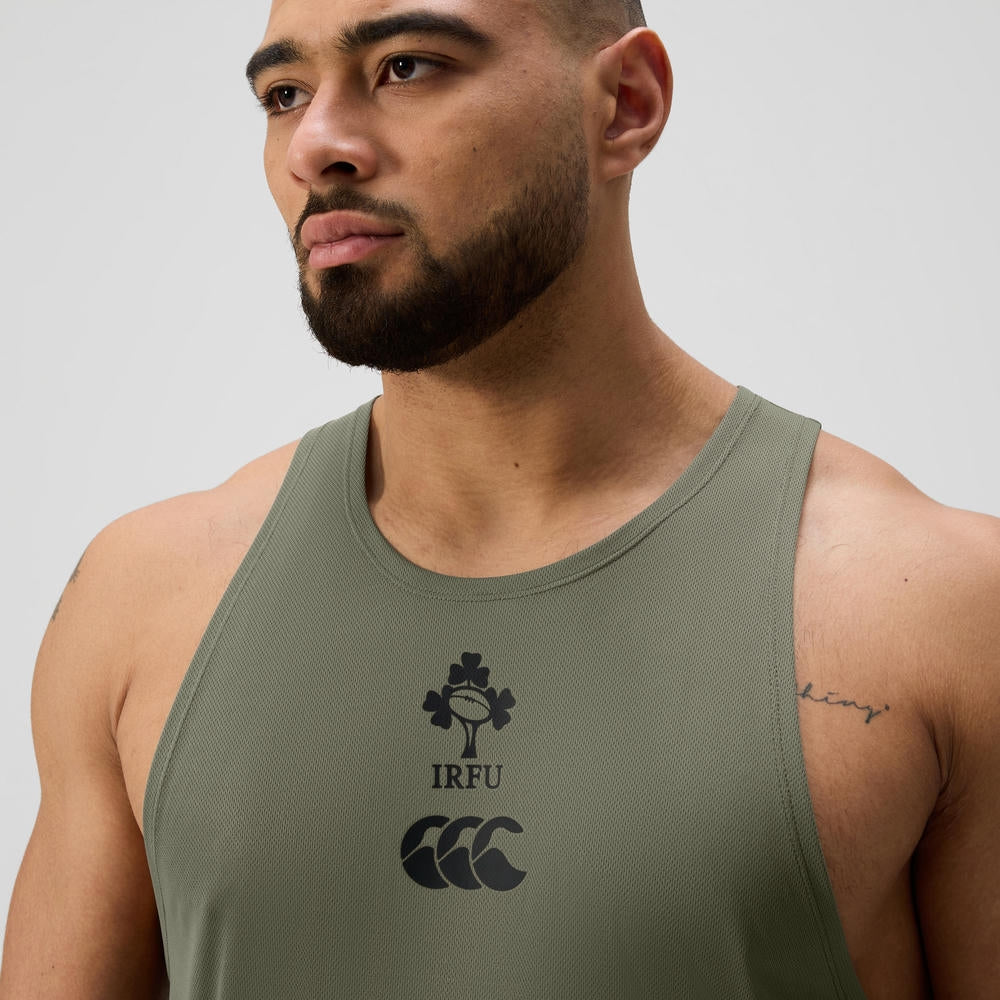 Canterbury Ierland IRFU Rugby Heren Training Singlet 2025/26 (vanaf 31-10 verkrijgbaar)