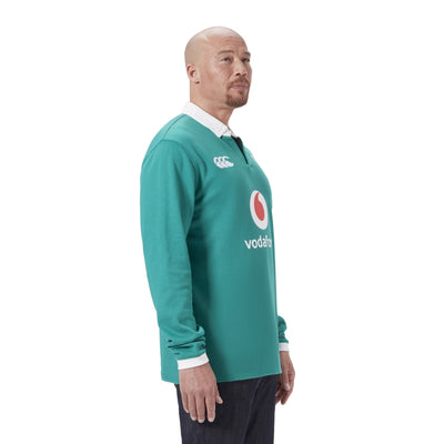 Canterbury Ierland 2025/26 Katoenen Thuisshirt met Lange Mouwen (vanaf 31-10 verkrijgbaar)