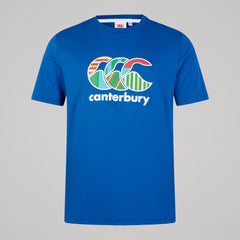 Canterbury Heren Uglies T-shirt Blauw