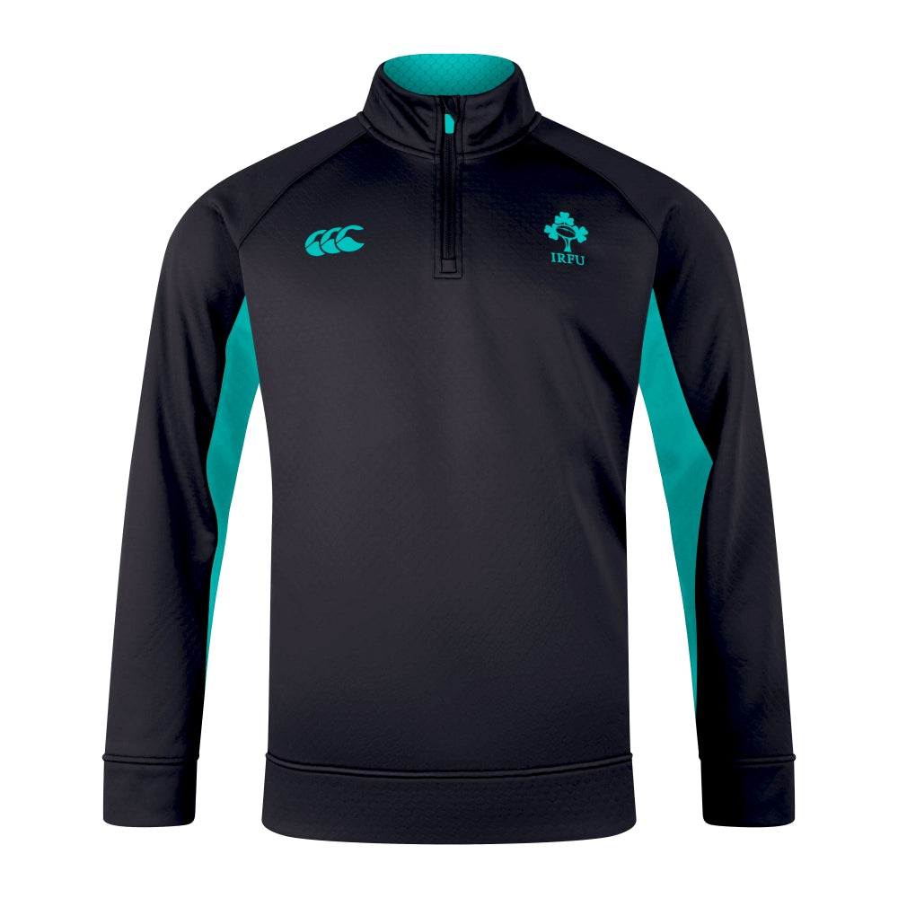 Ierland Tech 1/4 Zip Top Zwart Heren