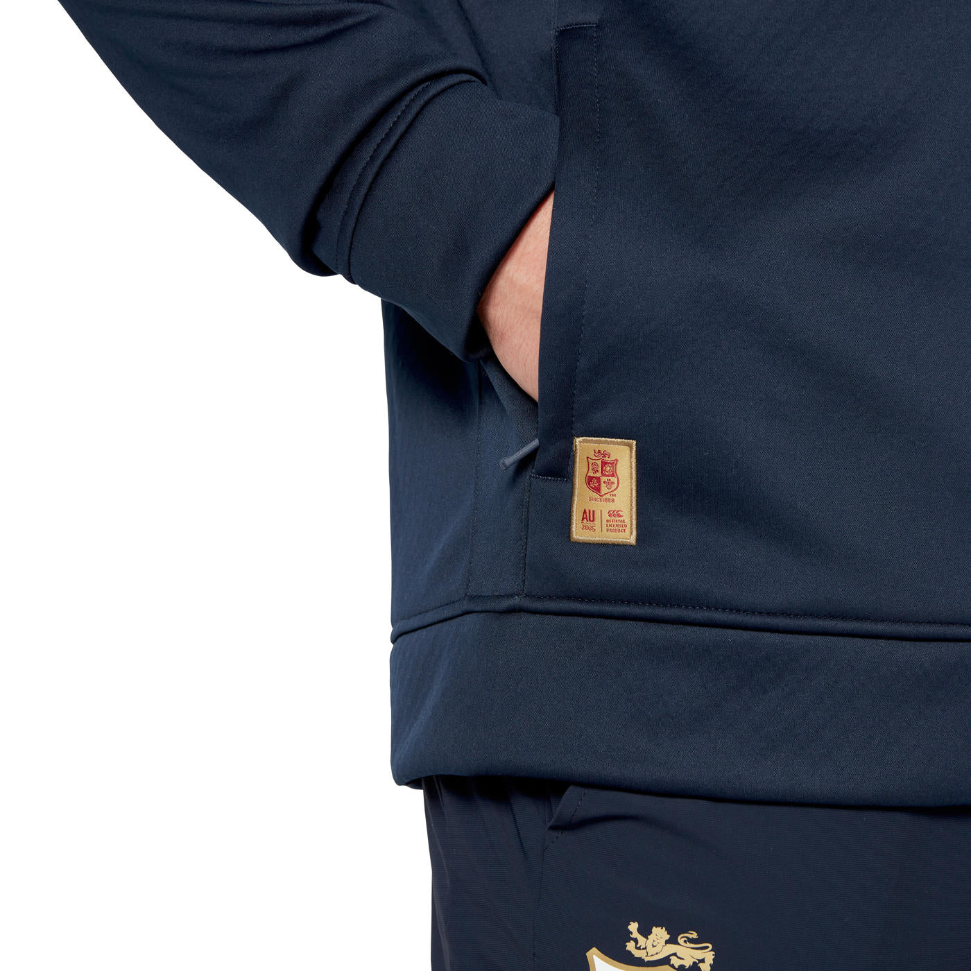 Canterbury British & Irish Lions Heren 1/4 Zip Fleece Donkerblauw Heren