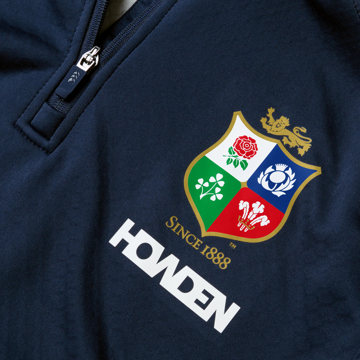 Canterbury British & Irish Lions Heren 1/4 Zip Fleece Donkerblauw Heren