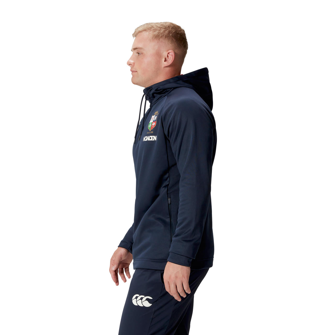 Canterbury British & Irish Lions Heren 1/4 Zip Hoodie Donkerblauw