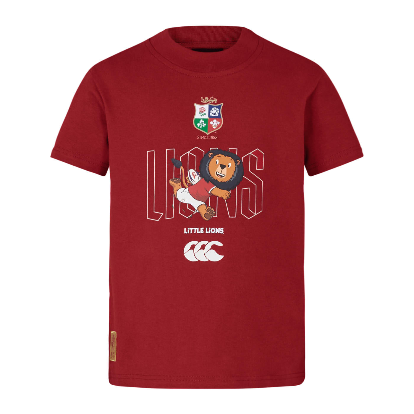 Canterbury British & Irish Little Lions Peuter T-shirt Rood