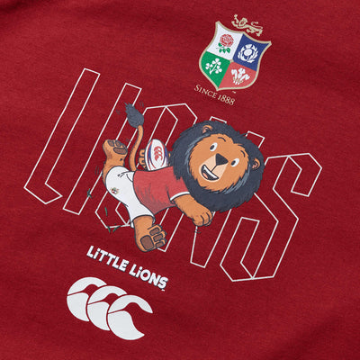 Canterbury British & Irish Little Lions Peuter T-shirt Rood