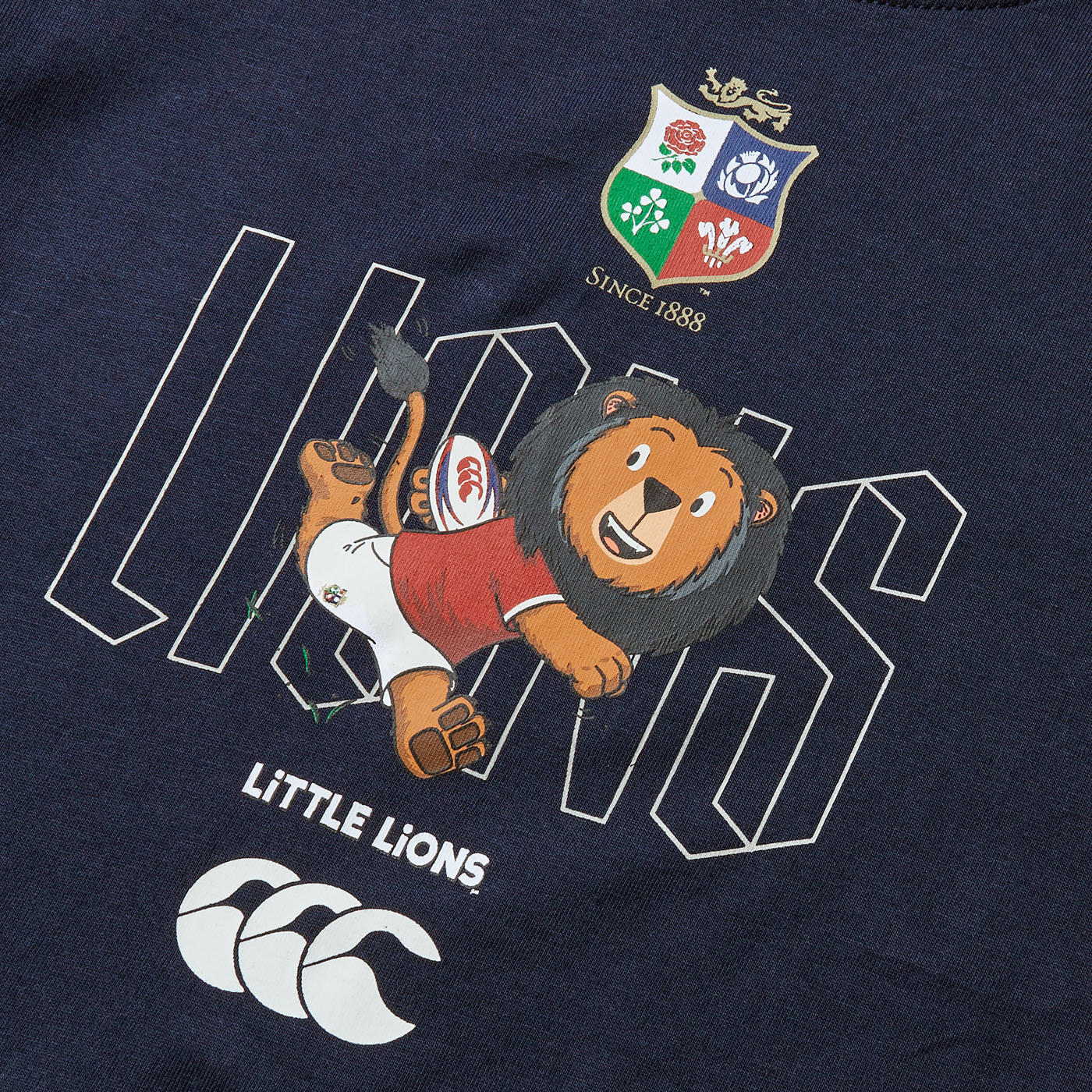 Canterbury British & Irish Little Lions Peuter T-shirt Donkerblauw