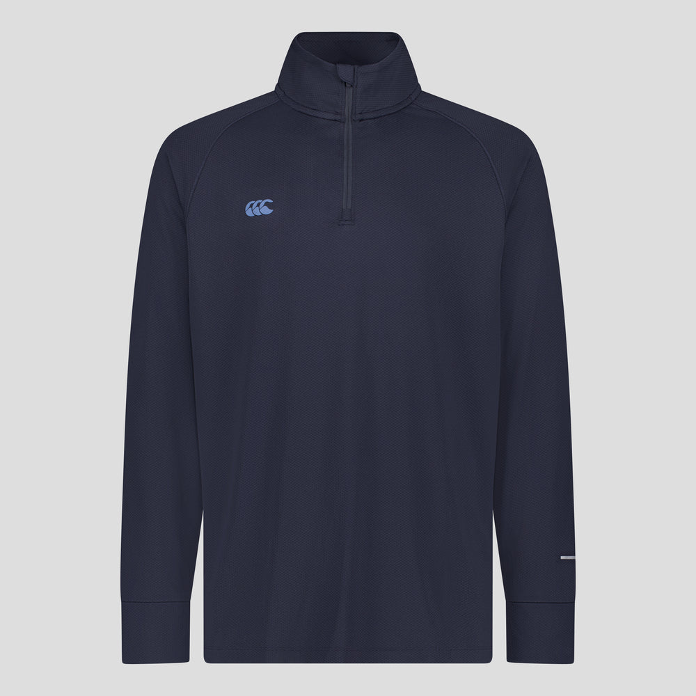 Canterbury Heren Tempo+ 1/4 Zip Training Top Navy