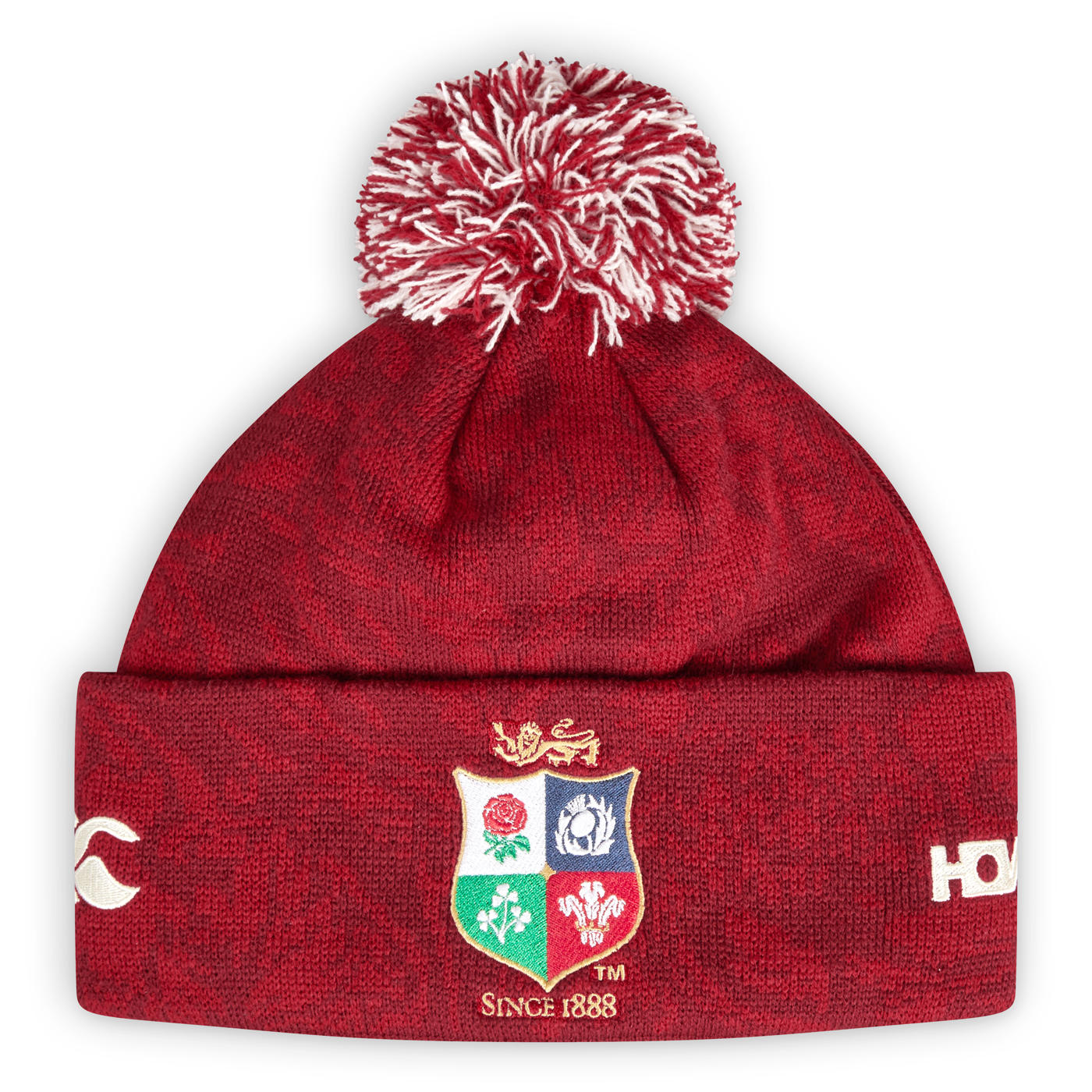 Canterbury British & Irish Lions Fleece Lined Bobble Beanie Rood