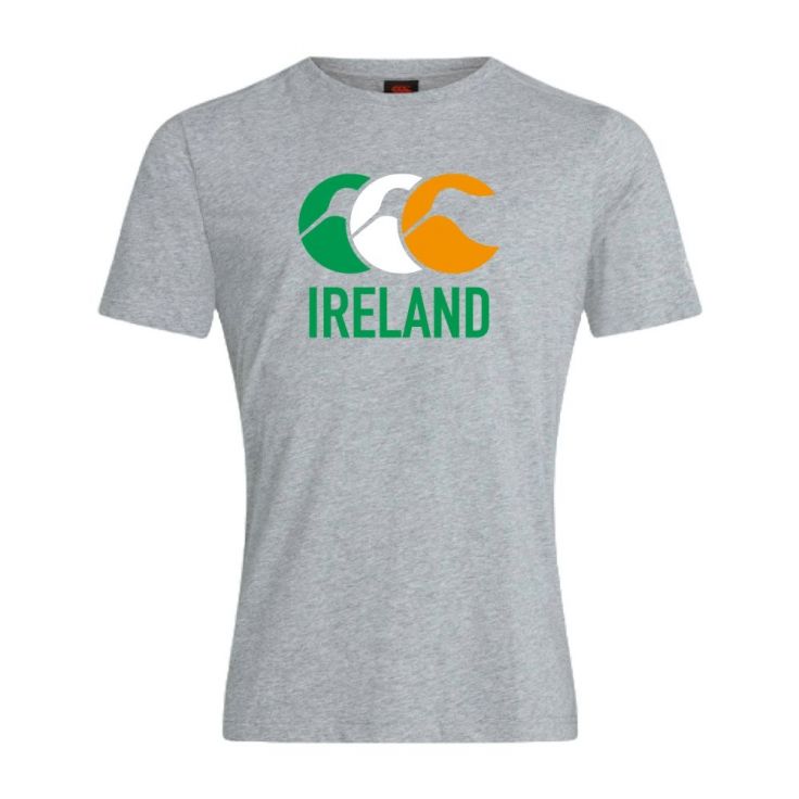 Canterbury T-shirt Ierland Heren Grijs