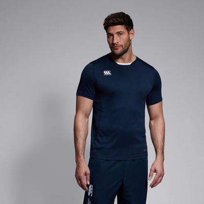 Canterbury Heren Club Dry T-shirt Navy