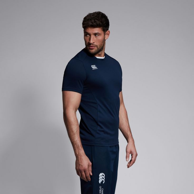 Canterbury Heren Club Dry T-shirt Navy