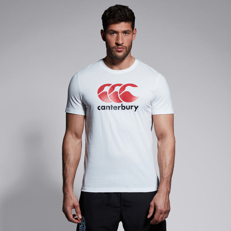 Canterbury CCC Logo T-Shirt Heren Wit