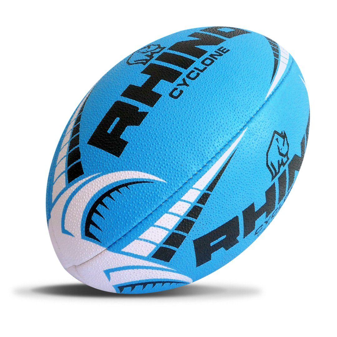 Ballon Rugby Cyclone Rose Fluo Taille 3