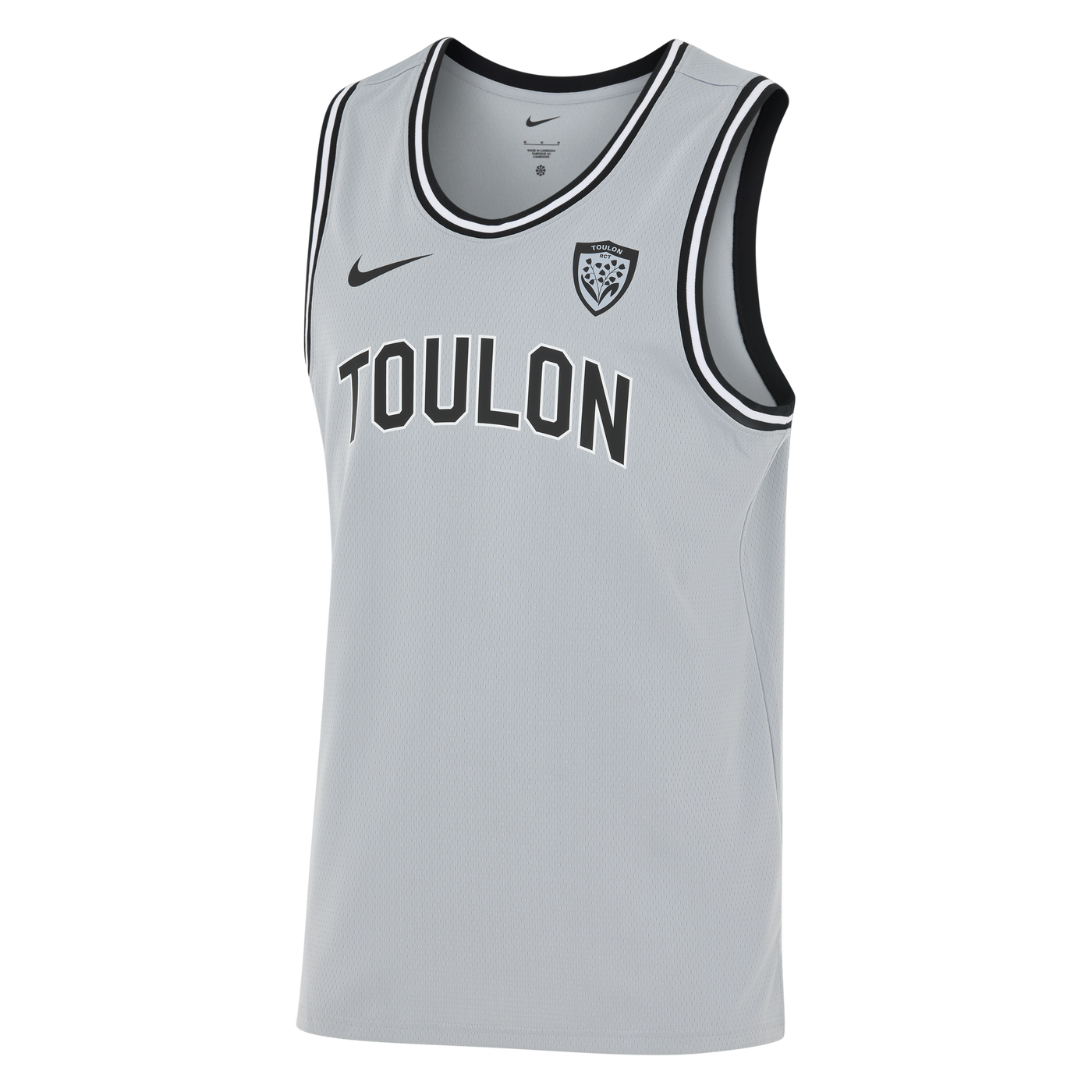 Nike RC Toulon Basketball Shirt Grijs 2025/26