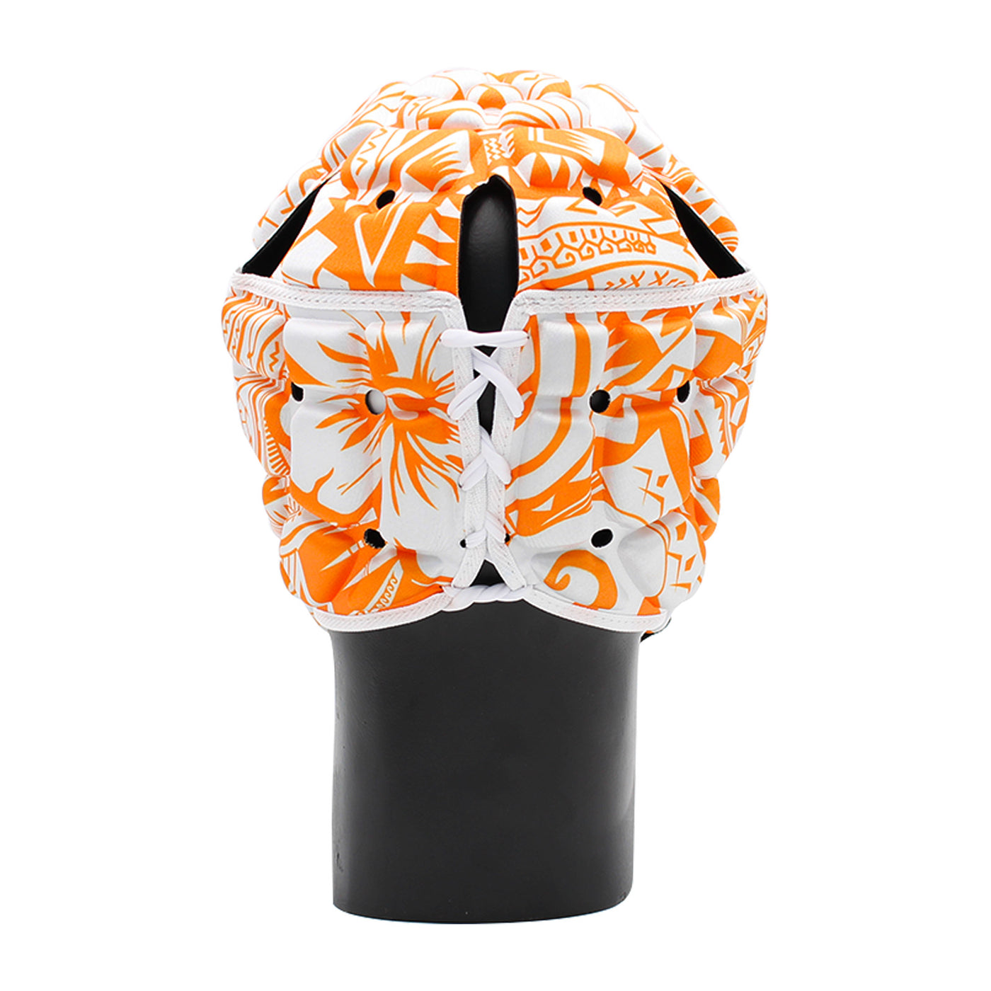 Impact Rugby Tribal Flower Orange Scrumcap