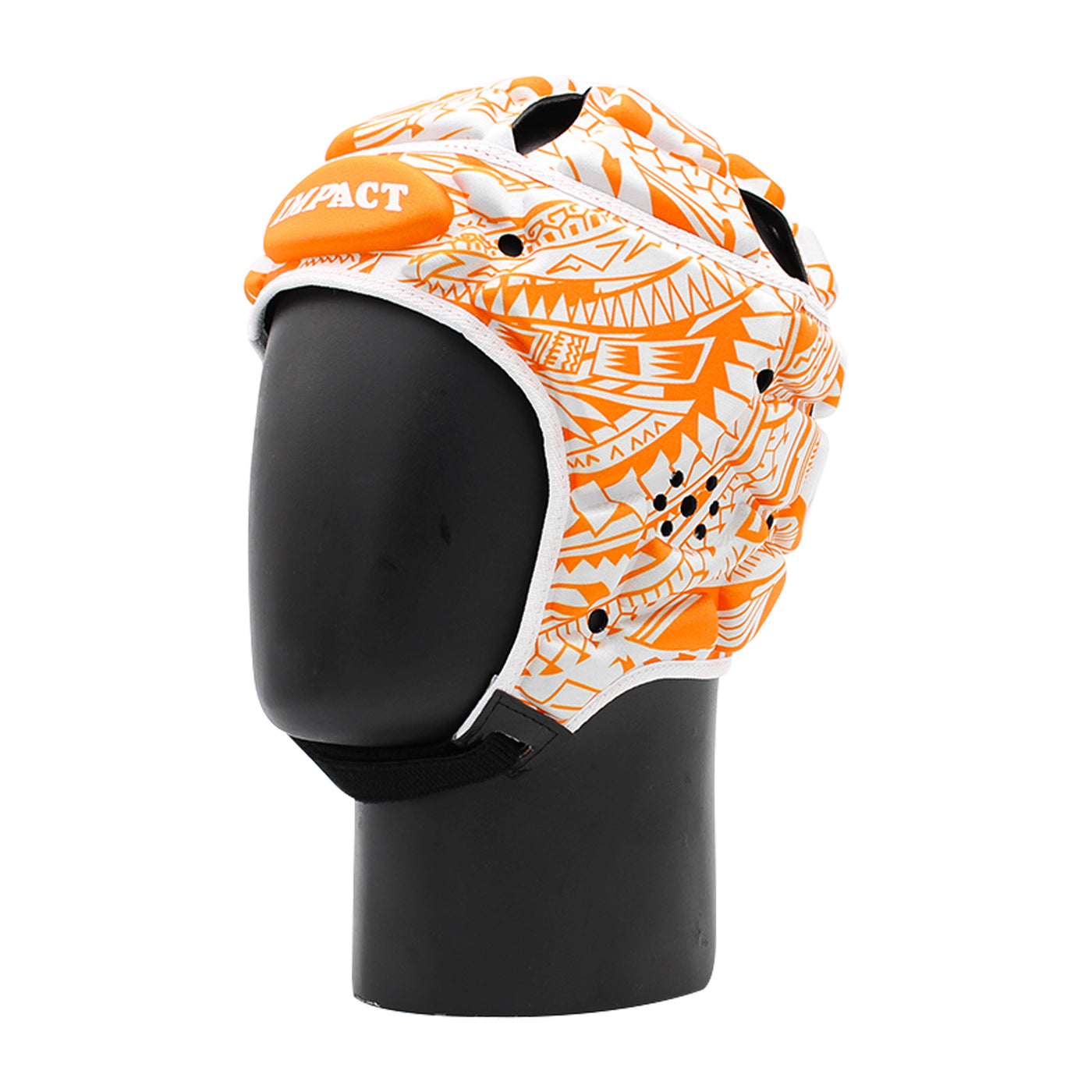 Impact Rugby Tribal Flower Orange Scrum Cap