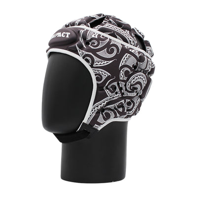 Impact Rugby Tribal Black Scrumcap