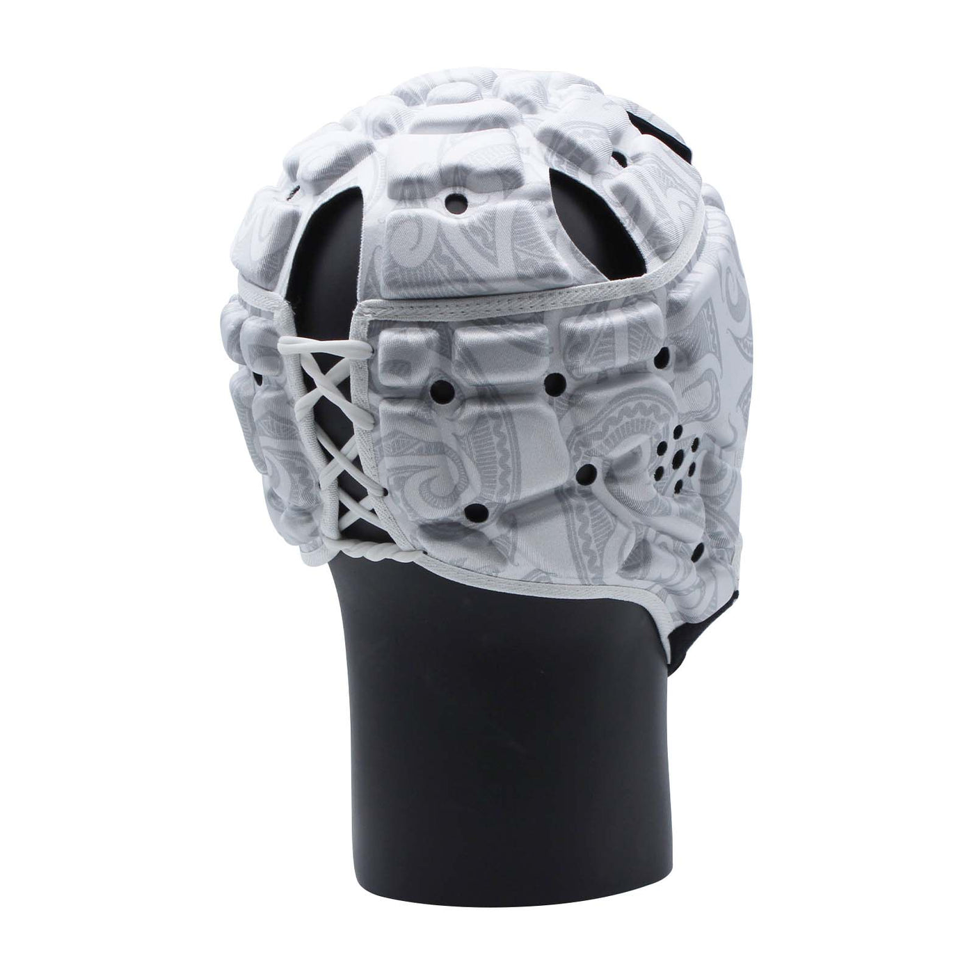 Impact Rugby White/Gray Scrum Cap