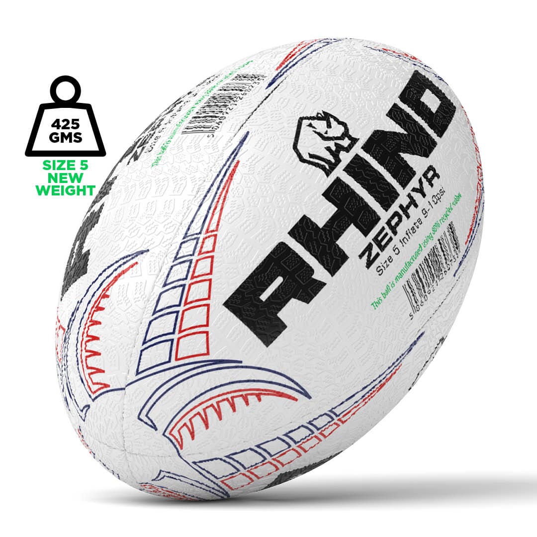 20x Zephyr Recycled Rugby Bal Maat 4