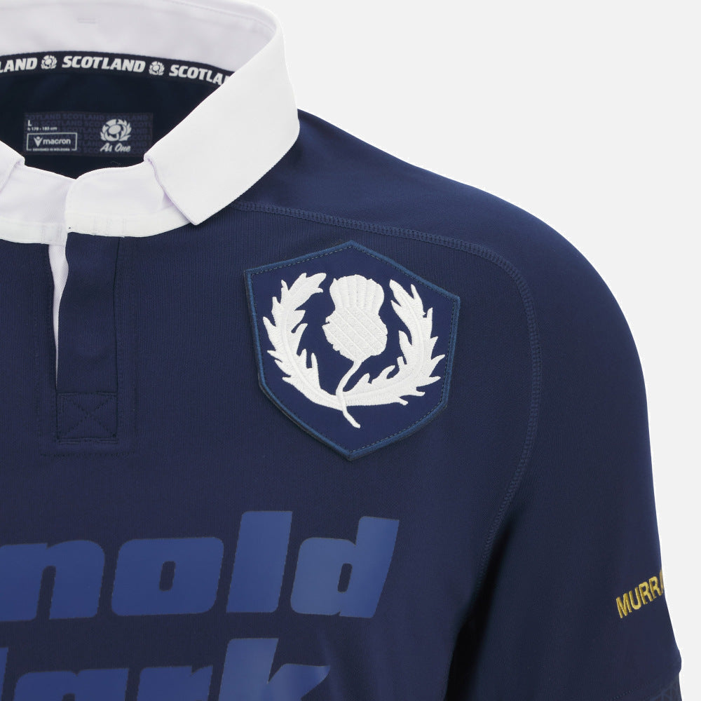 Macron Scotland Rugby Murrayfield 100 Replica Shirt Senior (vanaf 21 oktober)