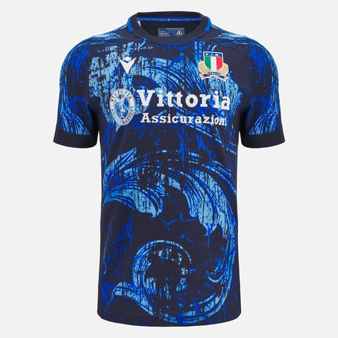 Macron Italië Rugby Training Jersey Heren