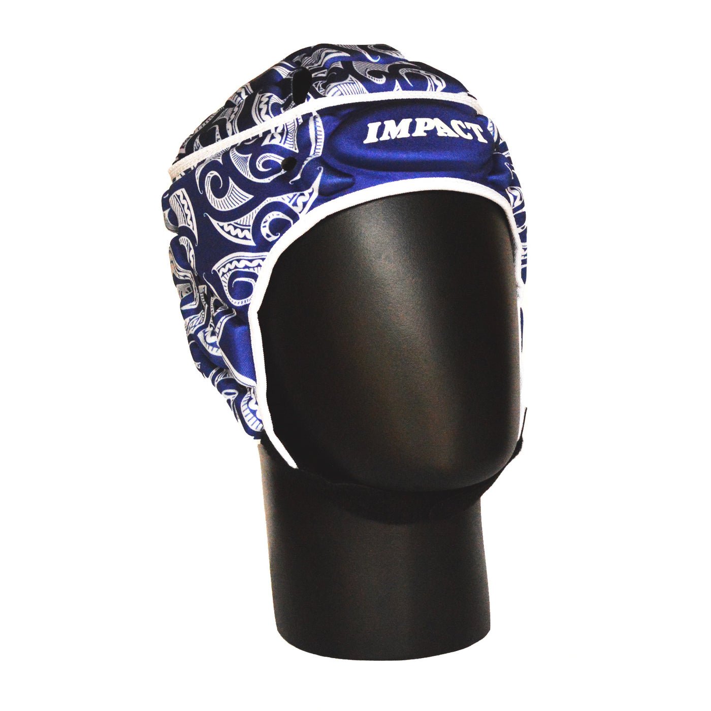 Casquette de mêlée bleue Impact Rugby Tribal