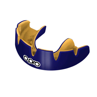 Instant Custom-Fit Gebitsbeschermer voor Beugels Navy/goud