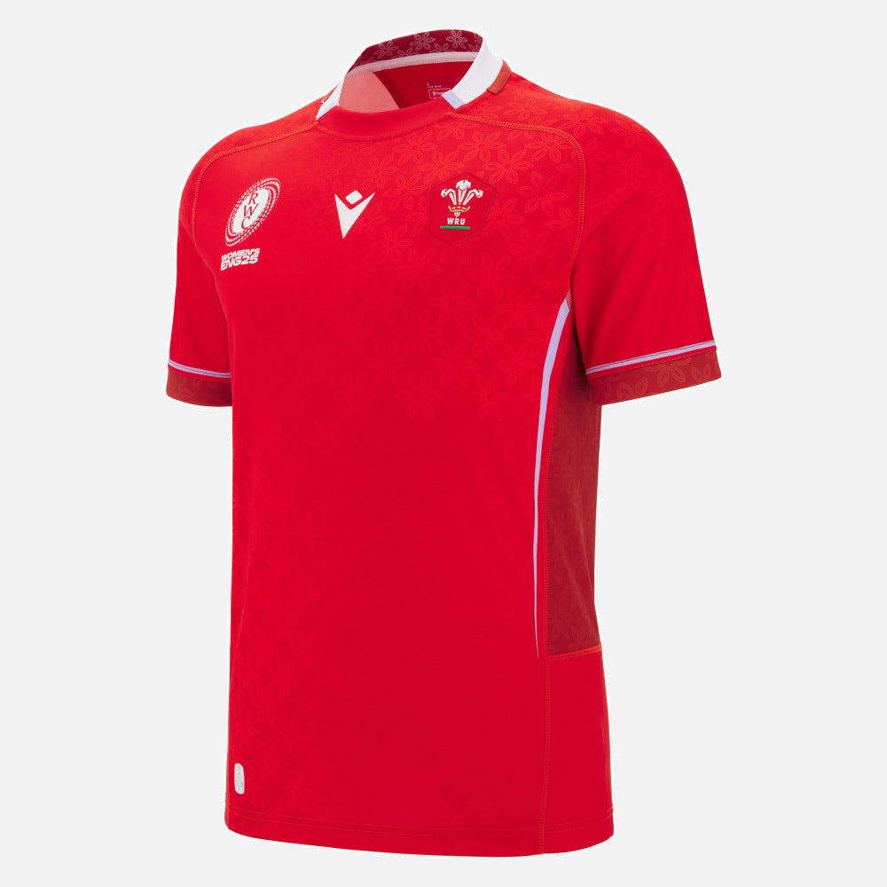 Macron Wales WRWC Replica Rugby Thuisshirt 2025 Heren