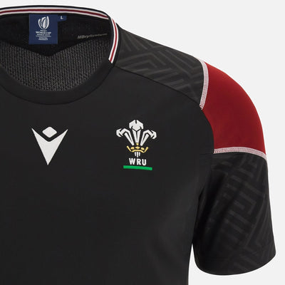 Maillot d'entraînement de rugby du Pays de Galles pour la Coupe du Monde de Rugby 2023