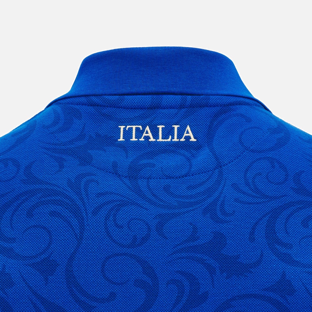 Italië Rugby Katoenen Replica Thuisshirt Heren