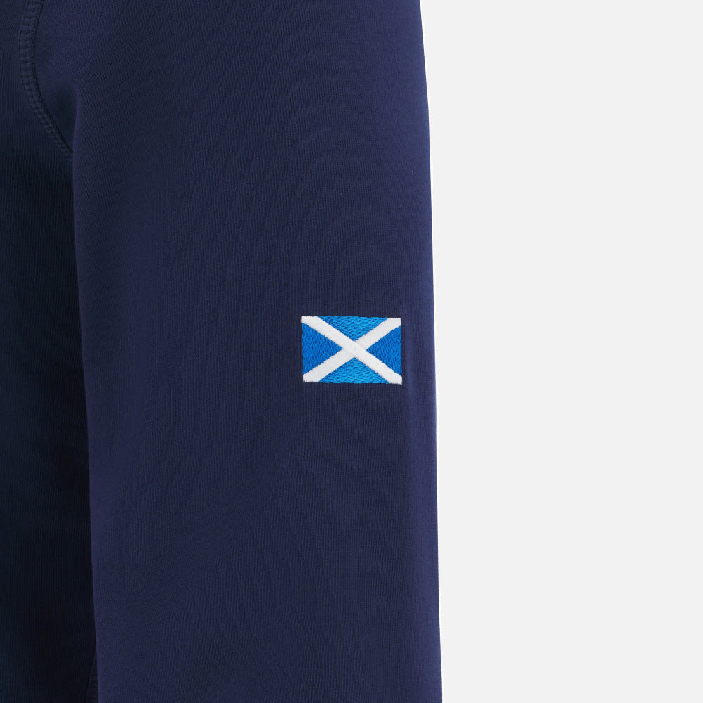 Macron Schotland Thuisshirt Katoen Lange Mouwen Senior