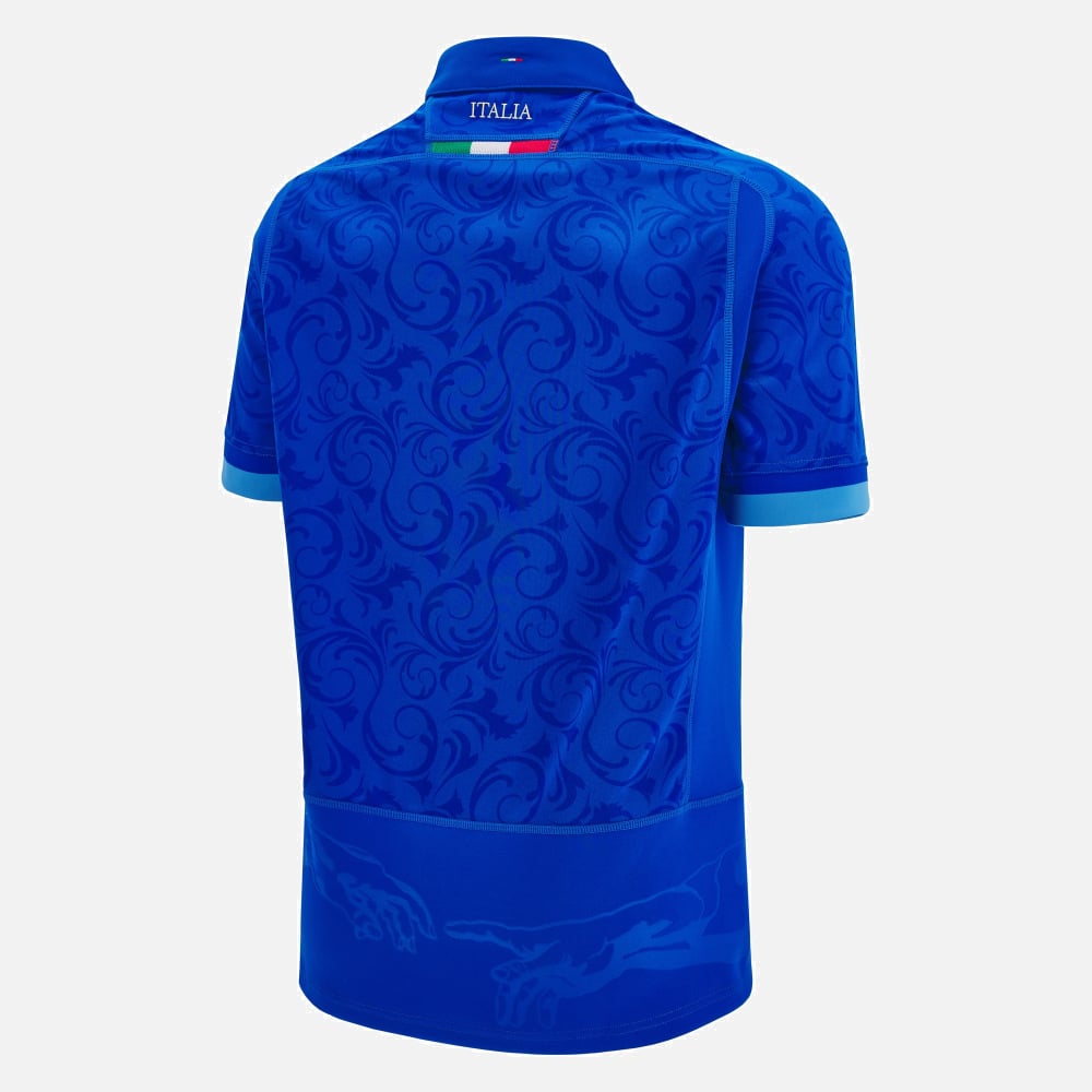 Macron Italië Rugby Replica Thuisshirt Heren