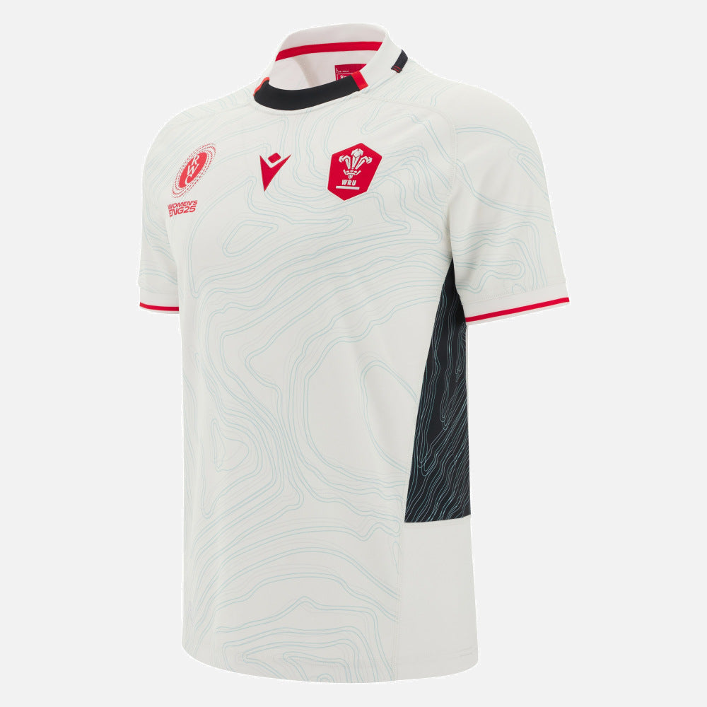 Macron Wales WRWC Replica Rugby Uitshirt 2025 Heren