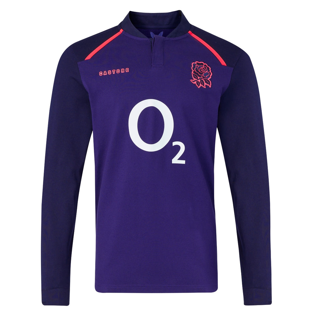 Castore Engeland Classic Uitshirt met Lange Mouwen