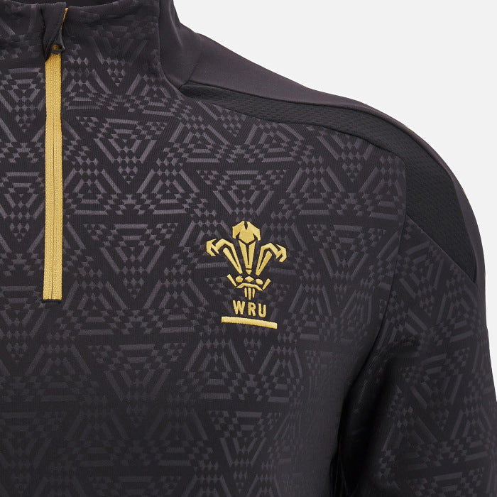 Wales Rugby Training 1/4 Zip Top Heren