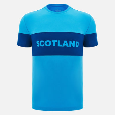 Schotland Rugby 2024/25 Blauwe Leisure T-shirt Heren