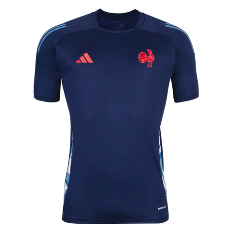 Adidas Frankrijk Performance T-shirt Heren Donkerblauw