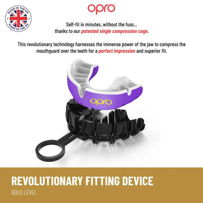 Opro Gold Level Black Jawz Mouthguard