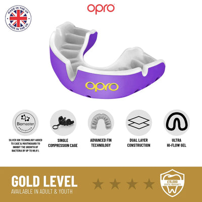 Opro Gold Level Black Jawz Mouthguard