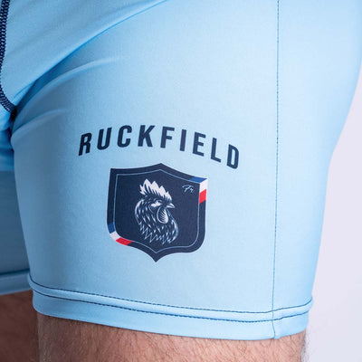 Boxer Ruckfield Bleu Clair du Rugby Club Français