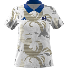 Adidas Frankrijk Rugby Pre-Match Shirt Dames RWC 2025