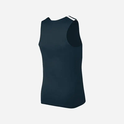 Nike Stock Singlet Navy Heren